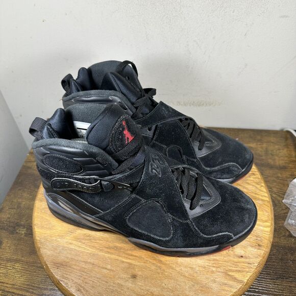 Air Jordan 8 Retro Shoes Mens Size 10 Chrome 305381-022 Nubuck Basketball - Picture 1 of 8